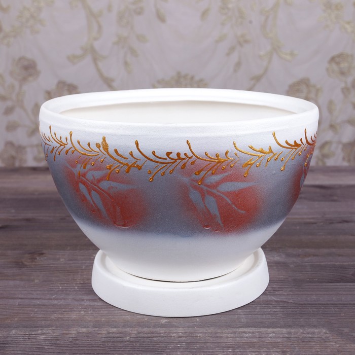 Кашпо 3 л "Узор №4", микс