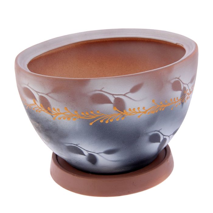 Кашпо 3 л "Цветок №3", микс