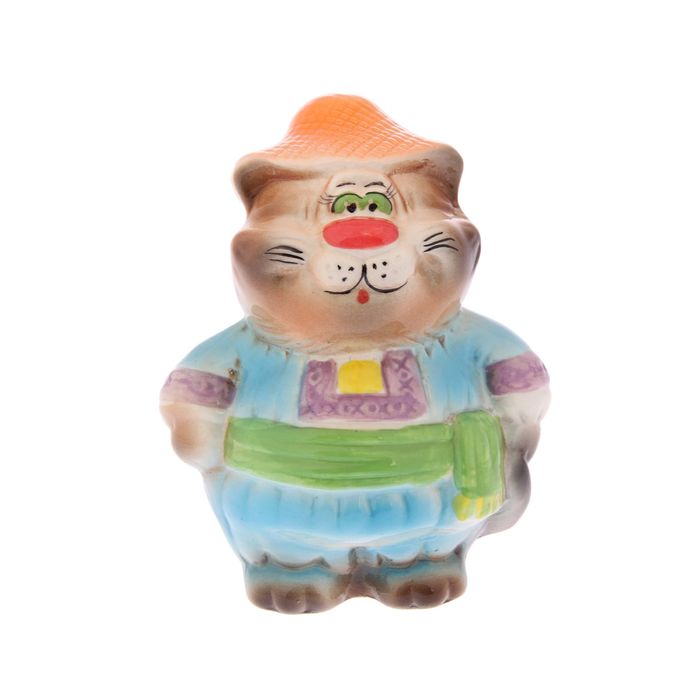 Копилка "Пан котик" глазурь, синий