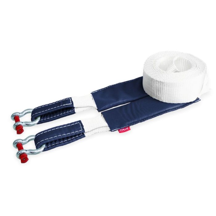 Динамический строп, рывковый Tplus 8 т 9 м серия "Туризм" + шаклы 2 т (2 шт.), T002283