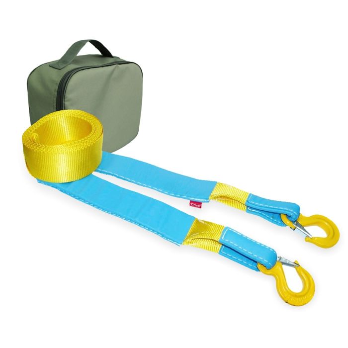 Динамический строп, рывковый Tplus 6 т 5 м серия "Стандарт" Крюк/Крюк + сумка, T001960