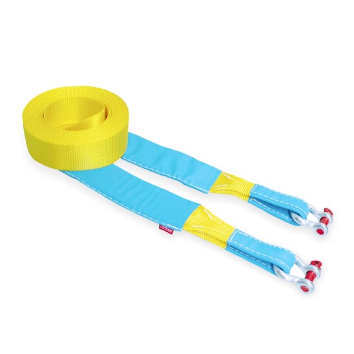 Динамический строп, рывковый Tplus 6 т 6 м серия "Стандарт" + шаклы 2 т (2 шт.), T001485