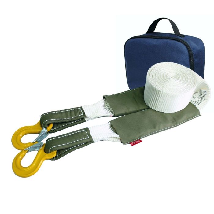 Динамический строп, рывковый Tplus 4.5 т 5 м серия "Туризм" Крюк/Крюк + сумка, T007140