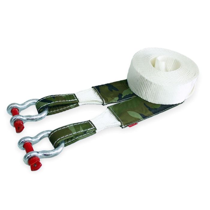 Динамический строп, рывковый Tplus 6 т 9 м серия "Туризм" + шаклы 3.25 т (2 шт.), T007149