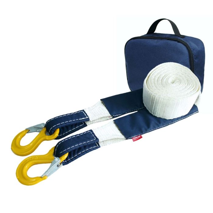 Динамический строп, рывковый Tplus 8 т 5 м серия "Туризм" Крюк/Крюк + сумка, T002281