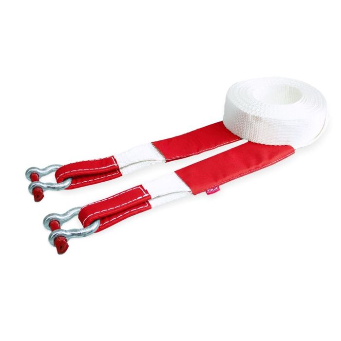 Динамический строп, рывковый Tplus 10 т 9 м серия "Туризм" + шаклы 2 т (2 шт.), T002415