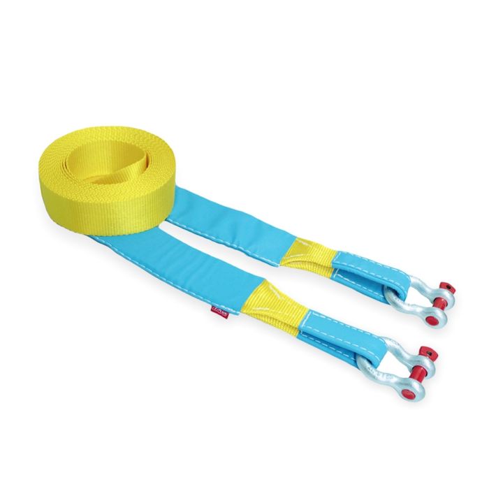 Динамический строп, рывковый Tplus 6 т 6 м серия "Стандарт" + шаклы 3.25 т (2 шт.), T001486 213761