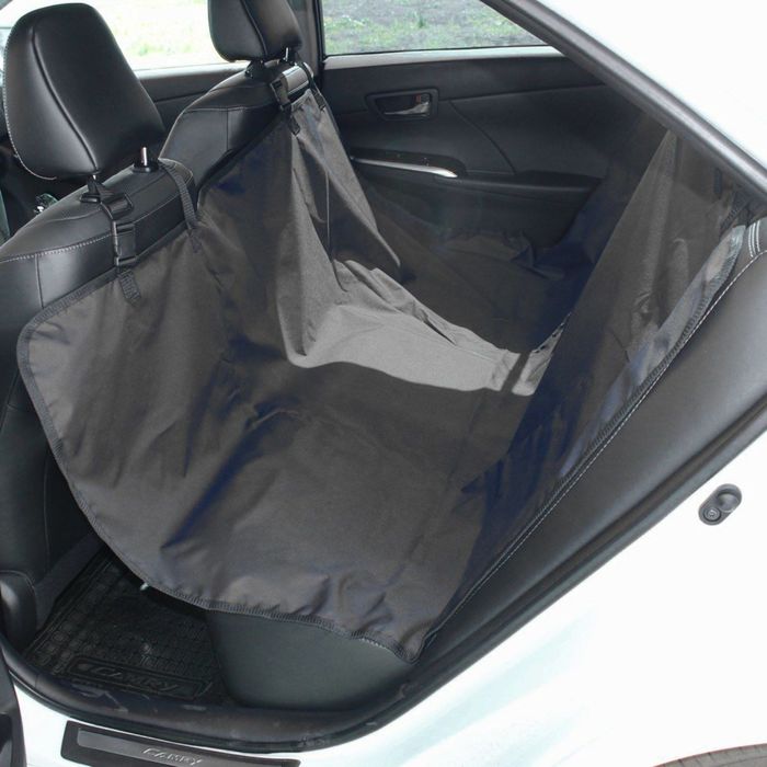 Авточехол-накидка на заднее сиденье Tplus, оксфорд, черный , T002206