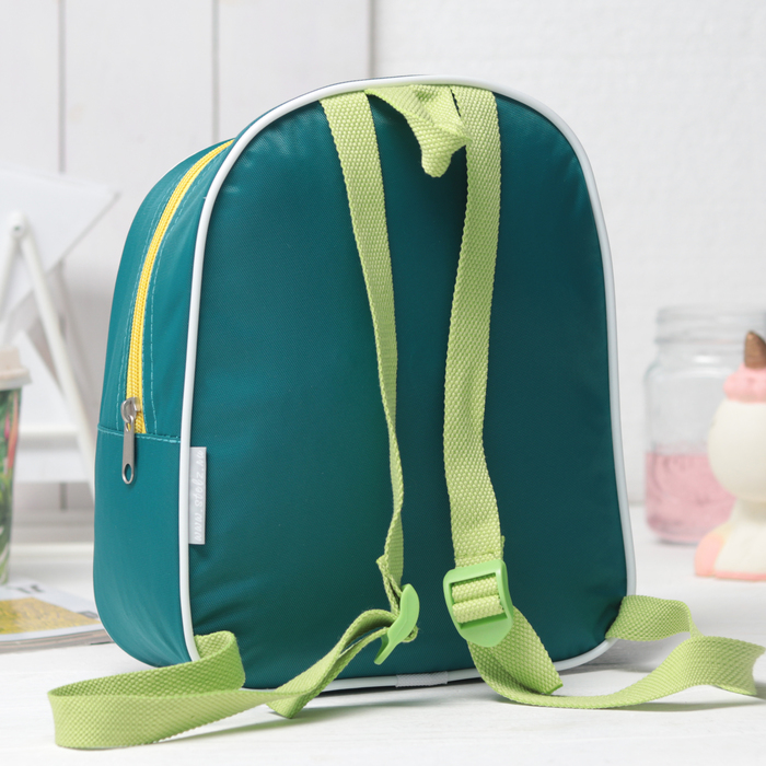 Рюкзак на молнии "Такси", 1 отдел, цвет зелёный