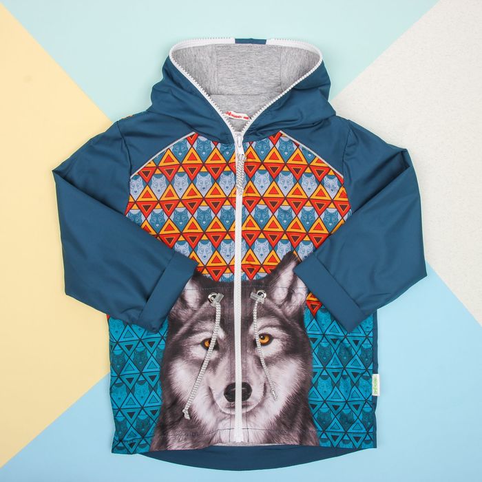 Куртка детская Collorista "Волк" рост 98-104 см (30), 3-4 года