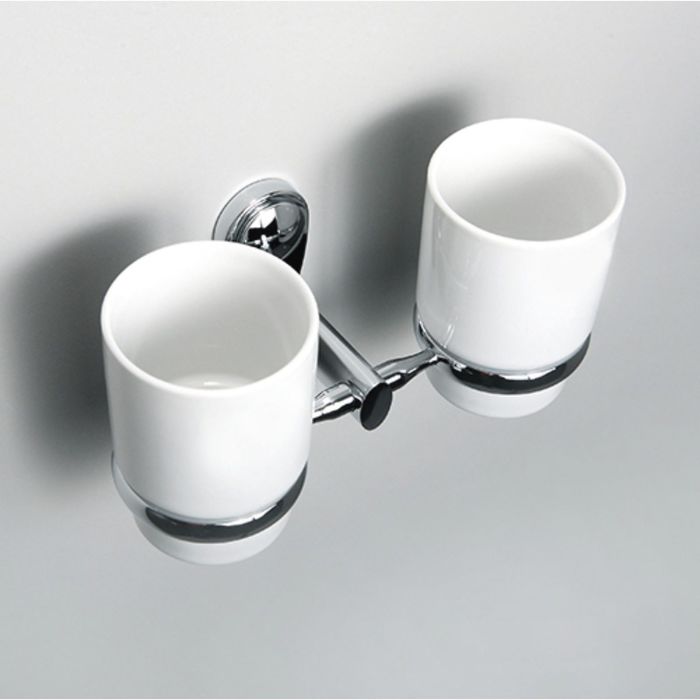 Подстаканник двойной керамический