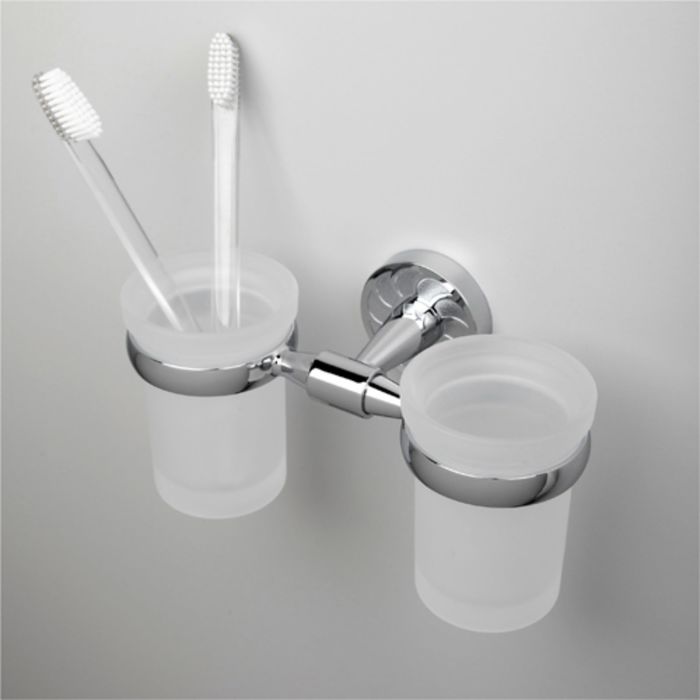 Подстаканник двойной стеклянный