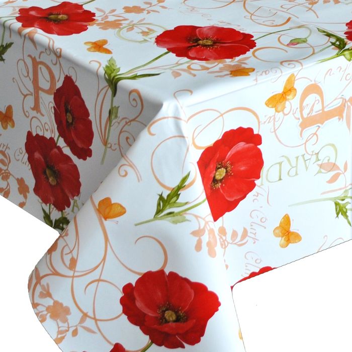 Клеенка столовая 100х140 см "Маки"
