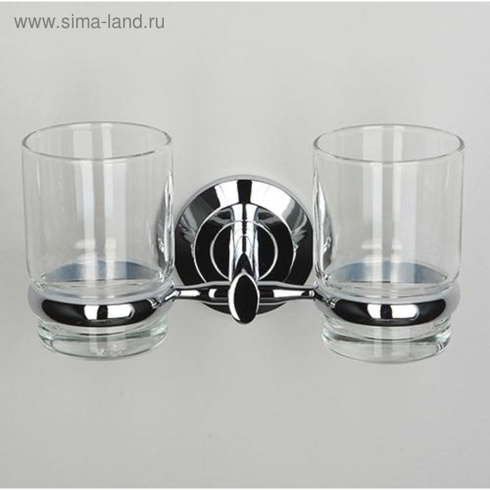 

Подстаканник двойной стеклянный