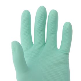 Перчатки хозяйственные резиновые размер S, лёгкие, прочные, пара, цвет зелёный от Сима-ленд
