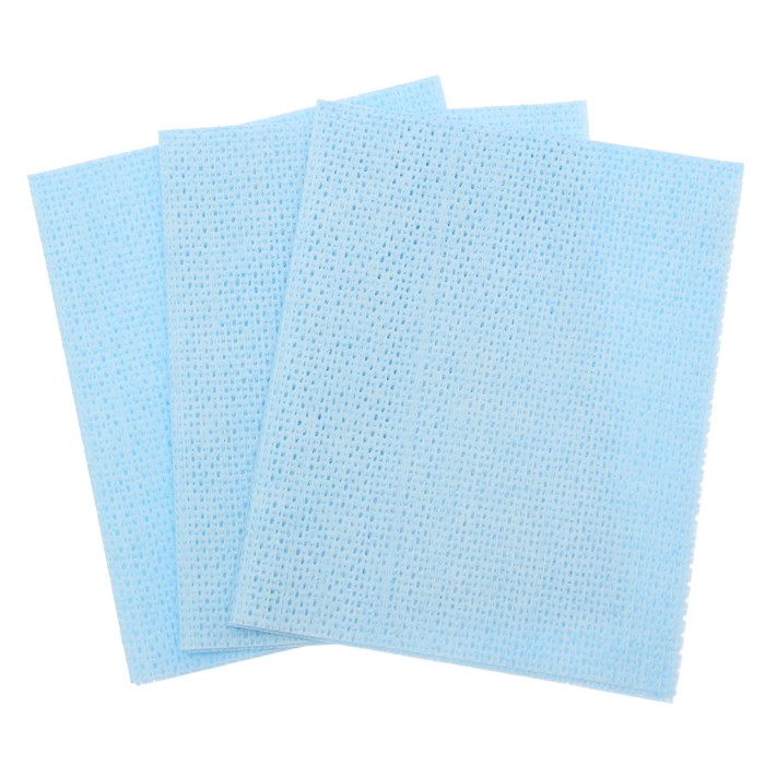 Набор салфеток 3 шт, вискоза, вафельные