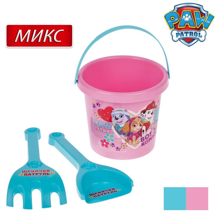 Щенячий патруль. Набор для игры с песком "Вот это команда!" 3 предмета МИКС