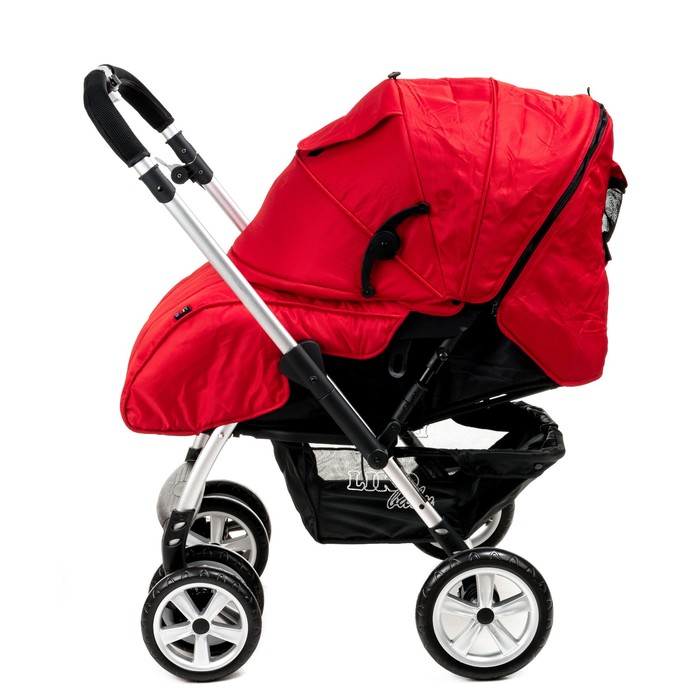 Коляска прогулочная с перекидной ручкой AU-258, цвет красный