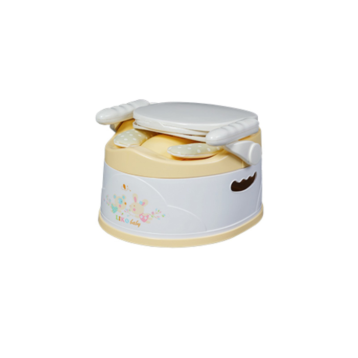 Горшок детский "LikoBaby-BabyValley" желтый