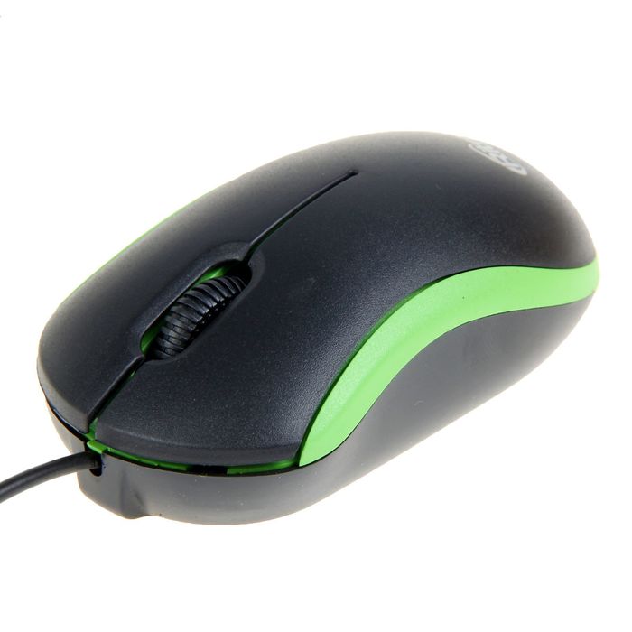 Компьютерная мышь RITMIX ROM-111, проводная, USB, 800 dpi, зеленая