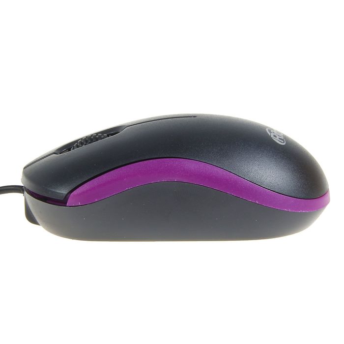 Компьютерная мышь RITMIX ROM-111, проводная, USB, 800 dpi, фиолетовая
