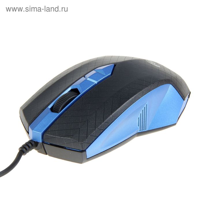 

Мышь Ritmix ROM-202, проводная, оптическая, 1000 dpi, USB, синяя