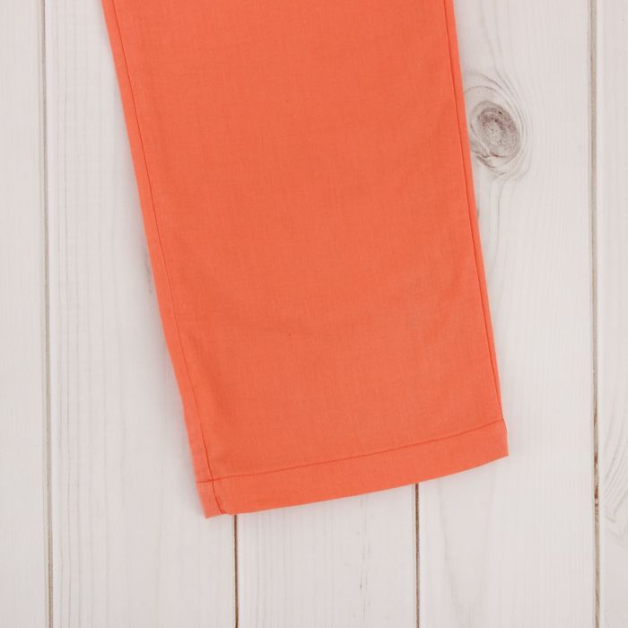 Брюки для девочки, рост 158 см, цвет коралловый