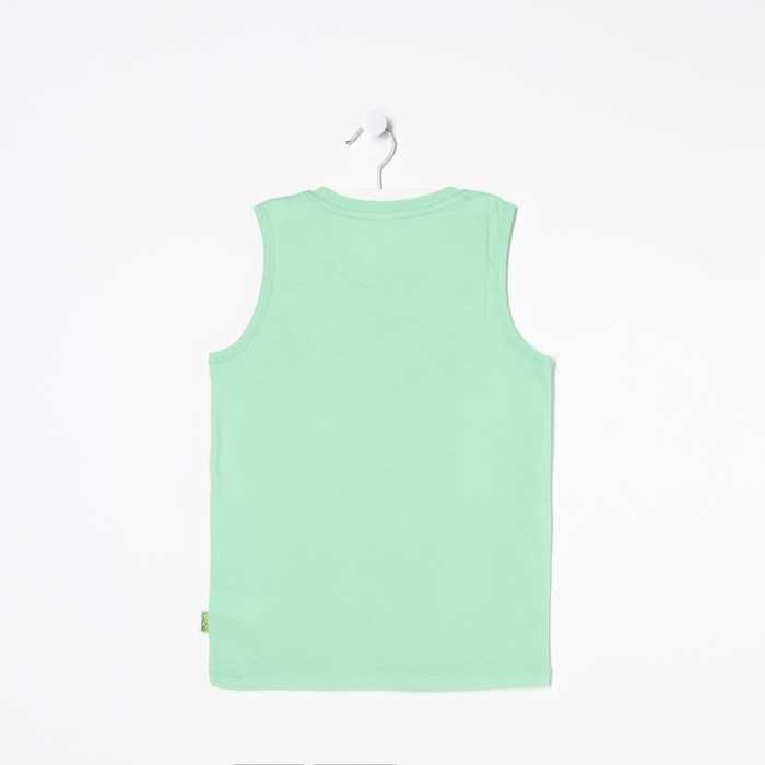 Майка для мальчика, рост 158 см, цвет зелёный