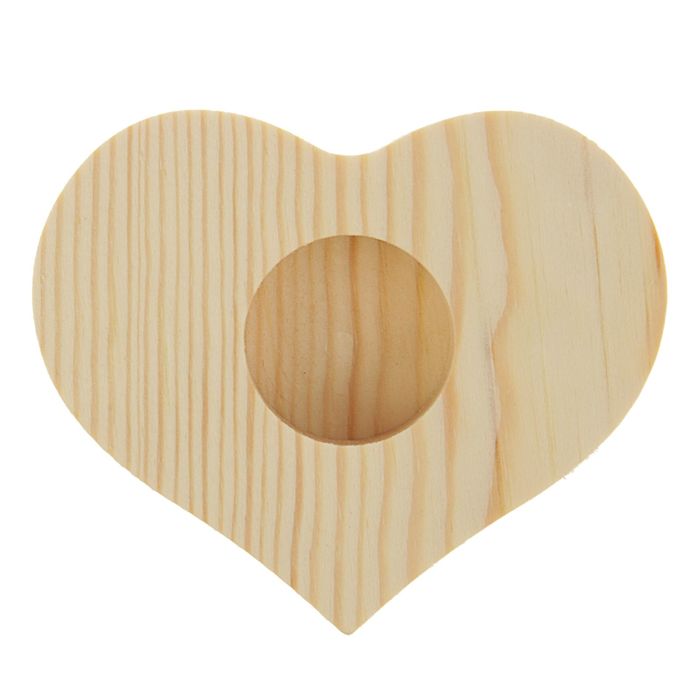Подсвечник "Сердце" 2,5х8х9 см