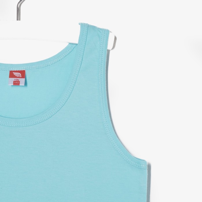 Комплект маек для мальчика ( 2 шт.), рост 152-158 см, цвет бирюзовый