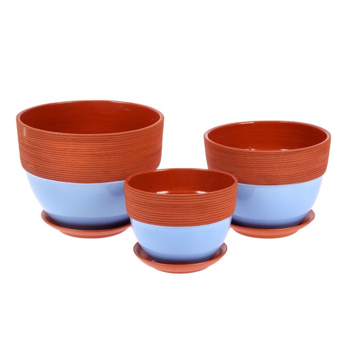 Набор горшков цветочных "Прованс" Лаванда (1 сорт)