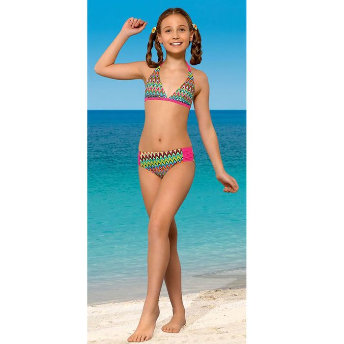 Купальный костюм для девочки AGATA цвет фуксия, р-р 40, рост 152 см