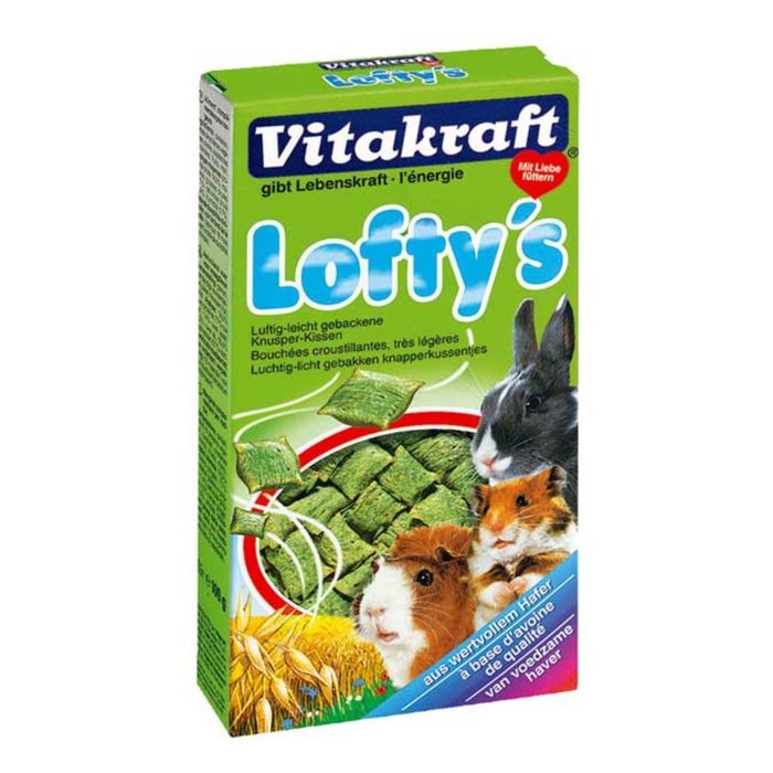 Лакомство VITAKRAFT для грызунов, подушечки овсяные, 100 г