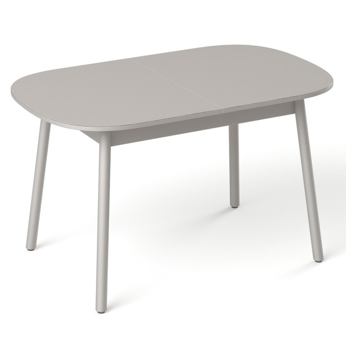 Стол обеденный раздвижной "Винтаж", цвет серый матовый, 1150 (1450)х700х720мм