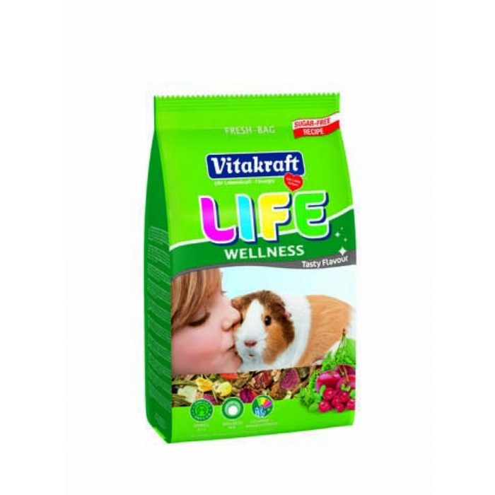 Корм VITAKRAFT LIFE WELLNESS для морских свинок, 600 г