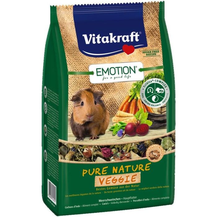 Корм VITAKRAFT PURE NATURE VEGGIE для морских свинок, 600 г