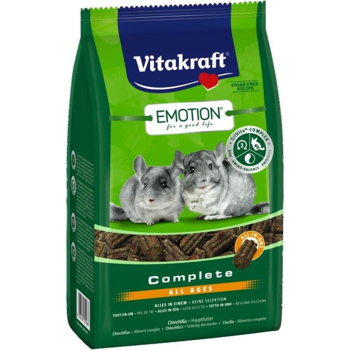 Корм VITAKRAFT COMPLETE ALL AGES для шиншилл, 800 г