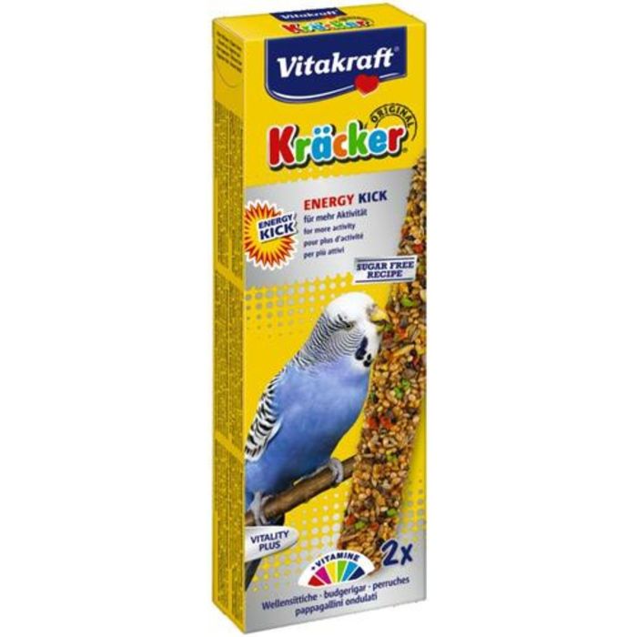 Крекеры VITAKRAFT ENERGY для волнистых попугаев для повышения тонуса, 2шт/упаковка