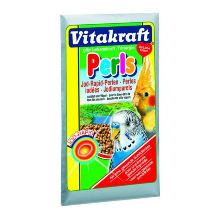 Подкормка VITAKRAFT для волнистых попугаев для зоба птицы, йод, 20 г