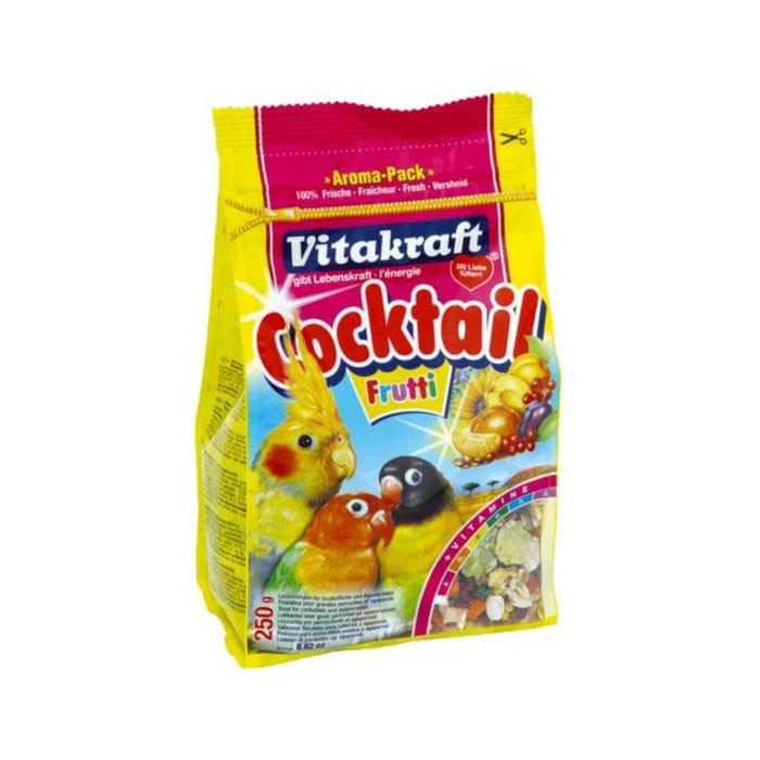 Коктейль VITAKRAFT для средних попугаев, фруктовый, 250 г