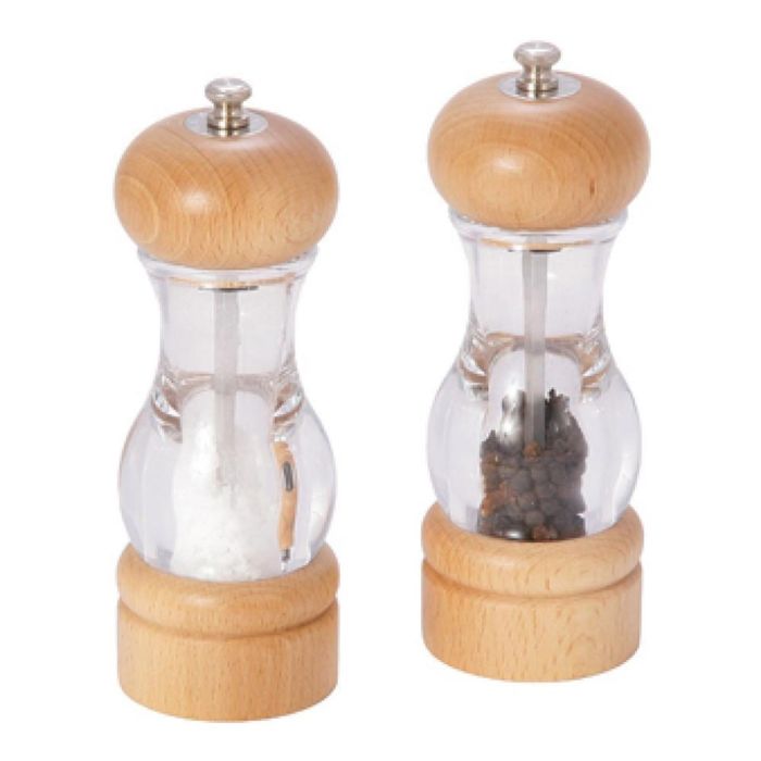 Набор мельниц для перца и соли, 16.5 см, 2 шт