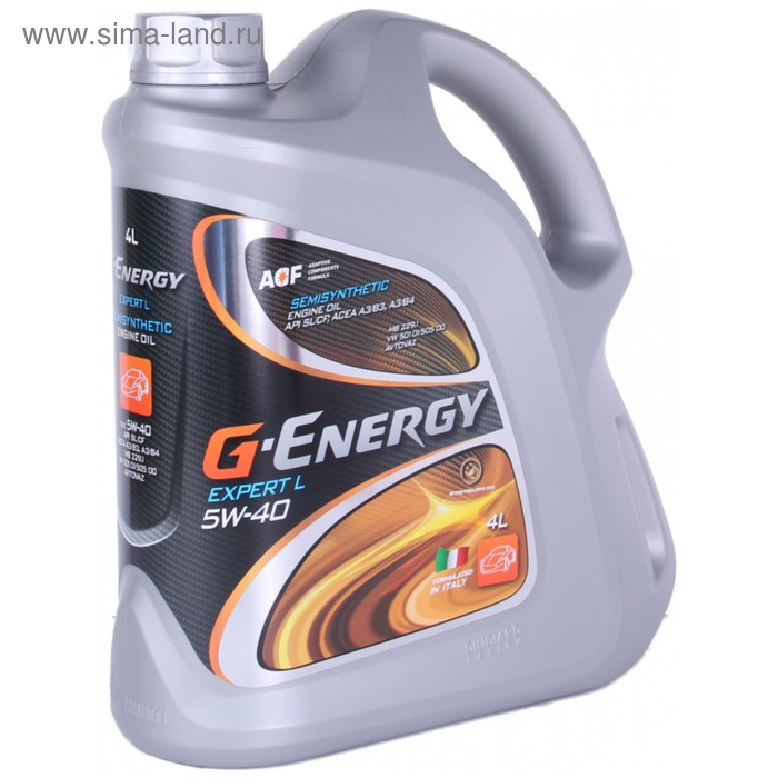 Масло моторное G-Energy Expert L 5w-40, 4 л g energy моторное масло g energy expert l 5w 40 1 л