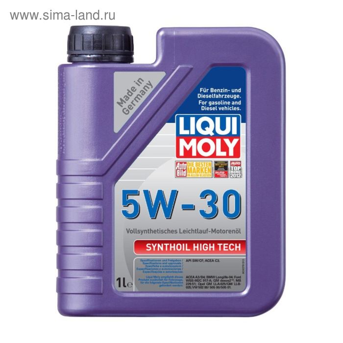 фото Масло моторное liquimoly synthoil high tech 5w-30, 1 л