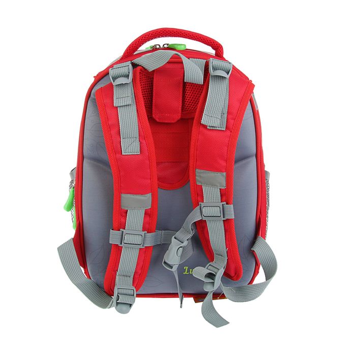 Рюкзак каркасный Luris 38*27*20 Джерри 6 + мешок для обуви для девочки «Цветы»