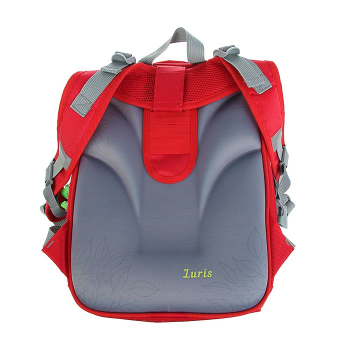 Рюкзак каркасный Luris 38*27*20 Джерри 6 + мешок для обуви для девочки «Цветы»