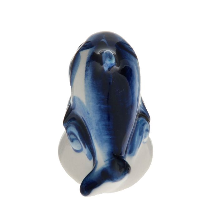 Сувенир «Дельфин», гжель, кобальт