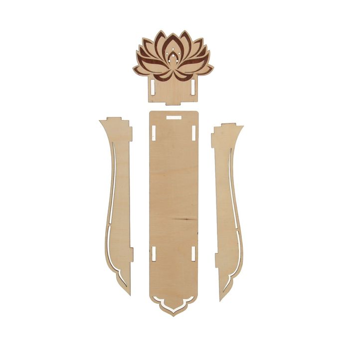 Подставка для благовоний "Лотос" (набор 4 детали) 21х8х7,5 см