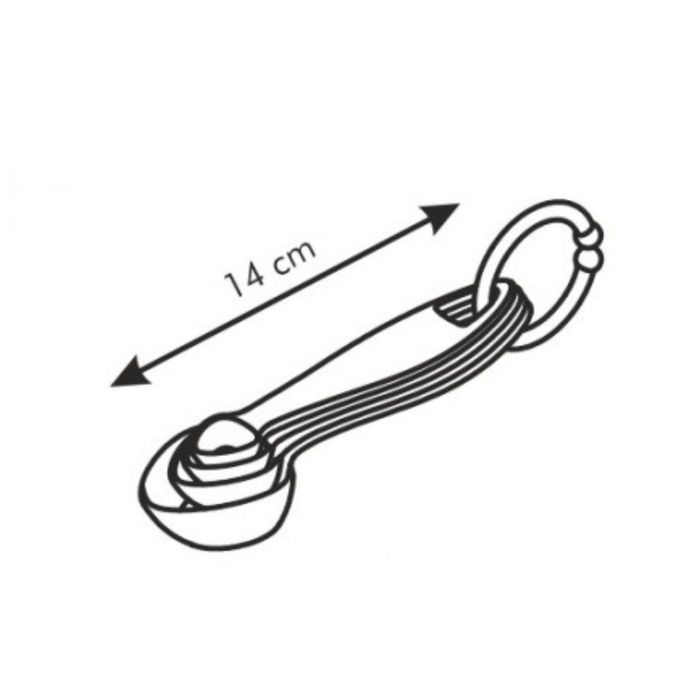 Мерные ложки Tescoma PRESTO, 4 штуки, цвет МИКС