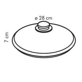 

Стеклянная крышка Tescoma Unicover, d=28 см