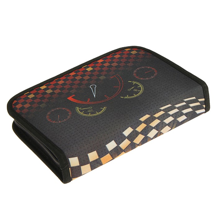 Пенал 1 секция откидные 2 планки 140*205 наполн. лам.карт Herlitz 31 предм Formula